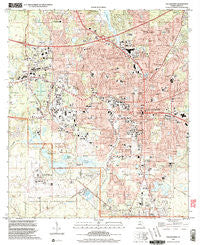 Tallahassee Florida Historical topographic map, 1:24000 scale, 7.5 X 7.5 Minute, Year 1999