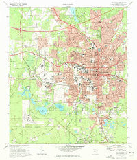 Tallahassee Florida Historical topographic map, 1:24000 scale, 7.5 X 7.5 Minute, Year 1970