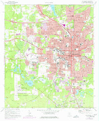 Tallahassee Florida Historical topographic map, 1:24000 scale, 7.5 X 7.5 Minute, Year 1970