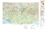 Tallahassee Florida Historical topographic map, 1:250000 scale, 1 X 2 Degree, Year 1988