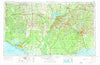 Tallahassee Florida Historical topographic map, 1:250000 scale, 1 X 2 Degree, Year 1954