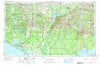 Tallahassee Florida Historical topographic map, 1:250000 scale, 1 X 2 Degree, Year 1954