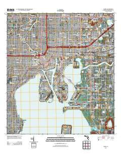 Tampa Florida Historical topographic map, 1:24000 scale, 7.5 X 7.5 Minute, Year 2012