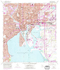 Tampa Florida Historical topographic map, 1:24000 scale, 7.5 X 7.5 Minute, Year 1956