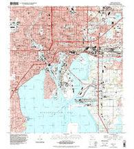 Tampa Florida Historical topographic map, 1:24000 scale, 7.5 X 7.5 Minute, Year 1995
