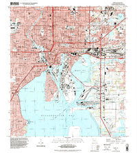 Tampa Florida Historical topographic map, 1:24000 scale, 7.5 X 7.5 Minute, Year 1995