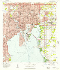 Tampa Florida Historical topographic map, 1:24000 scale, 7.5 X 7.5 Minute, Year 1956