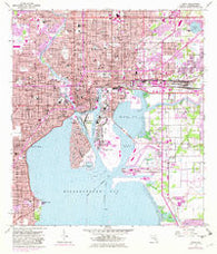 Tampa Florida Historical topographic map, 1:24000 scale, 7.5 X 7.5 Minute, Year 1956