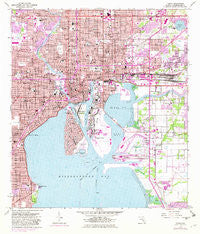 Tampa Florida Historical topographic map, 1:24000 scale, 7.5 X 7.5 Minute, Year 1956