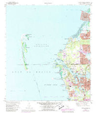 Tarpon Springs Florida Historical topographic map, 1:24000 scale, 7.5 X 7.5 Minute, Year 1973