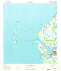 Tarpon Springs Florida Historical topographic map, 1:24000 scale, 7.5 X 7.5 Minute, Year 1943