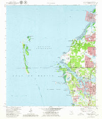 Tarpon Springs Florida Historical topographic map, 1:24000 scale, 7.5 X 7.5 Minute, Year 1973