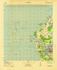 Tarpon Springs Florida Historical topographic map, 1:31680 scale, 7.5 X 7.5 Minute, Year 1943