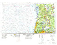 Tarpon Springs Florida Historical topographic map, 1:250000 scale, 1 X 2 Degree, Year 1955