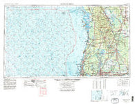Tarpon Springs Florida Historical topographic map, 1:250000 scale, 1 X 2 Degree, Year 1955