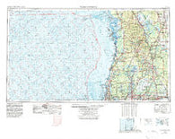 Tarpon Springs Florida Historical topographic map, 1:250000 scale, 1 X 2 Degree, Year 1955
