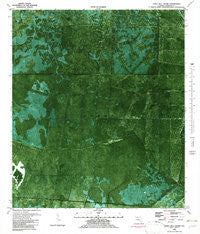 Tates Hell Swamp Florida Historical topographic map, 1:24000 scale, 7.5 X 7.5 Minute, Year 1981