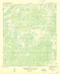 Tates Hell Swamp Florida Historical topographic map, 1:31680 scale, 7.5 X 7.5 Minute, Year 1945