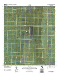 Tates Hell Swamp Florida Historical topographic map, 1:24000 scale, 7.5 X 7.5 Minute, Year 2012