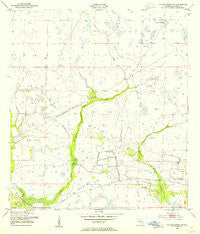 Taylor Creek NW Florida Historical topographic map, 1:24000 scale, 7.5 X 7.5 Minute, Year 1953