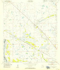 Taylor Creek SW Florida Historical topographic map, 1:24000 scale, 7.5 X 7.5 Minute, Year 1953