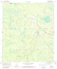 Taylor Florida Historical topographic map, 1:24000 scale, 7.5 X 7.5 Minute, Year 1969