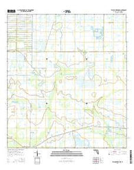 Taylor Creek NW Florida Current topographic map, 1:24000 scale, 7.5 X 7.5 Minute, Year 2015
