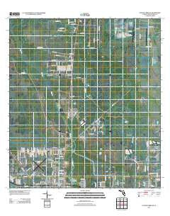 Taylor Creek SE Florida Historical topographic map, 1:24000 scale, 7.5 X 7.5 Minute, Year 2012
