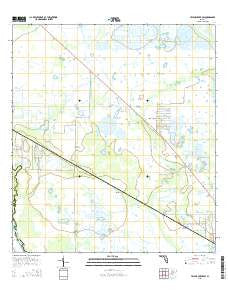 Taylor Creek SW Florida Current topographic map, 1:24000 scale, 7.5 X 7.5 Minute, Year 2015