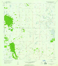 Telegraph Swamp NW Florida Historical topographic map, 1:24000 scale, 7.5 X 7.5 Minute, Year 1956