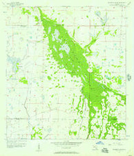 Telegraph Swamp Florida Historical topographic map, 1:24000 scale, 7.5 X 7.5 Minute, Year 1956