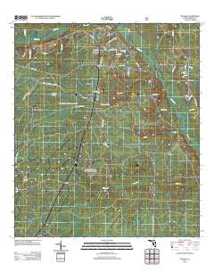 Telogia Florida Historical topographic map, 1:24000 scale, 7.5 X 7.5 Minute, Year 2012