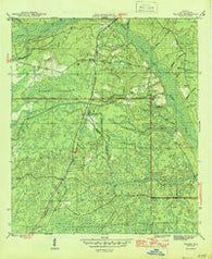 Telogia Florida Historical topographic map, 1:31680 scale, 7.5 X 7.5 Minute, Year 1946