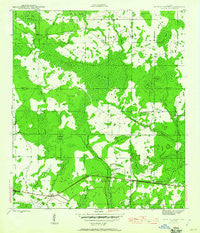 Tenmile Swamp Florida Historical topographic map, 1:24000 scale, 7.5 X 7.5 Minute, Year 1945