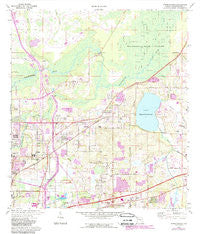 Thonotosassa Florida Historical topographic map, 1:24000 scale, 7.5 X 7.5 Minute, Year 1974