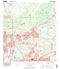 Thonotosassa Florida Historical topographic map, 1:24000 scale, 7.5 X 7.5 Minute, Year 1995
