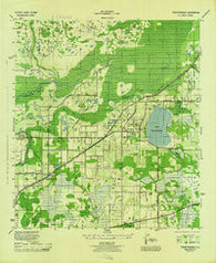 Thonotosassa Florida Historical topographic map, 1:31680 scale, 7.5 X 7.5 Minute, Year 1944