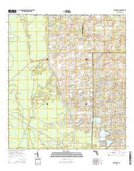 Tidewater Florida Current topographic map, 1:24000 scale, 7.5 X 7.5 Minute, Year 2015