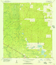 Tidewater Florida Historical topographic map, 1:24000 scale, 7.5 X 7.5 Minute, Year 1955