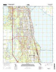Titusville Florida Current topographic map, 1:24000 scale, 7.5 X 7.5 Minute, Year 2015