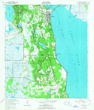 Titusville Florida Historical topographic map, 1:24000 scale, 7.5 X 7.5 Minute, Year 1949