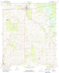 Trenton Florida Historical topographic map, 1:24000 scale, 7.5 X 7.5 Minute, Year 1968