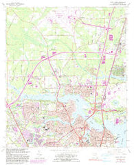 Trout River Florida Historical topographic map, 1:24000 scale, 7.5 X 7.5 Minute, Year 1964