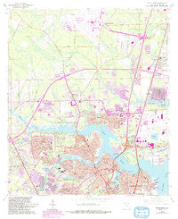 Trout River Florida Historical topographic map, 1:24000 scale, 7.5 X 7.5 Minute, Year 1964