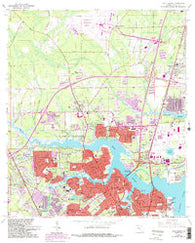 Trout River Florida Historical topographic map, 1:24000 scale, 7.5 X 7.5 Minute, Year 1964