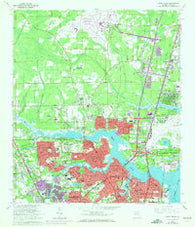 Trout River Florida Historical topographic map, 1:24000 scale, 7.5 X 7.5 Minute, Year 1964
