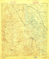 Tsala Apopka Florida Historical topographic map, 1:62500 scale, 15 X 15 Minute, Year 1895