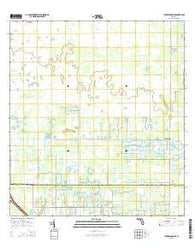 Tuckers Corner Florida Current topographic map, 1:24000 scale, 7.5 X 7.5 Minute, Year 2015