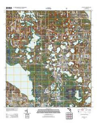 Umatilla Florida Historical topographic map, 1:24000 scale, 7.5 X 7.5 Minute, Year 2012