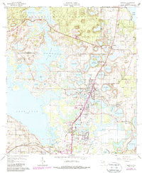 Umatilla Florida Historical topographic map, 1:24000 scale, 7.5 X 7.5 Minute, Year 1965